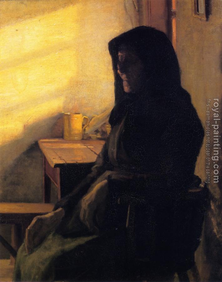 Anna Ancher : A blind woman in her room